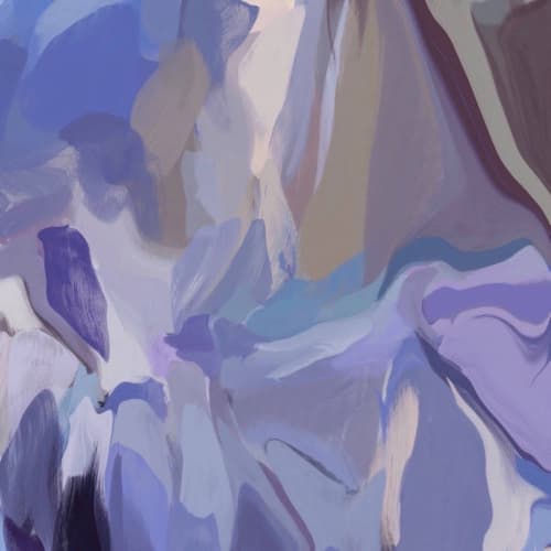 River of Darkness | Oil And Acrylic Painting in Paintings by Irena Orlov. Item composed of canvas & synthetic