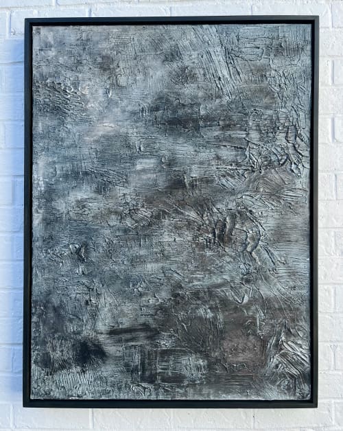 "we've weathered the storm" (sold) | Mixed Media in Paintings by VISCERAL HOME STUDIO. Item composed of wood and canvas in boho or minimalism style
