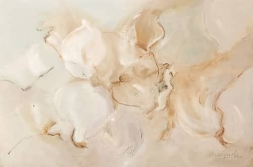 florecer | Oil And Acrylic Painting in Paintings by Cecilia Arrospide. Item composed of canvas & synthetic