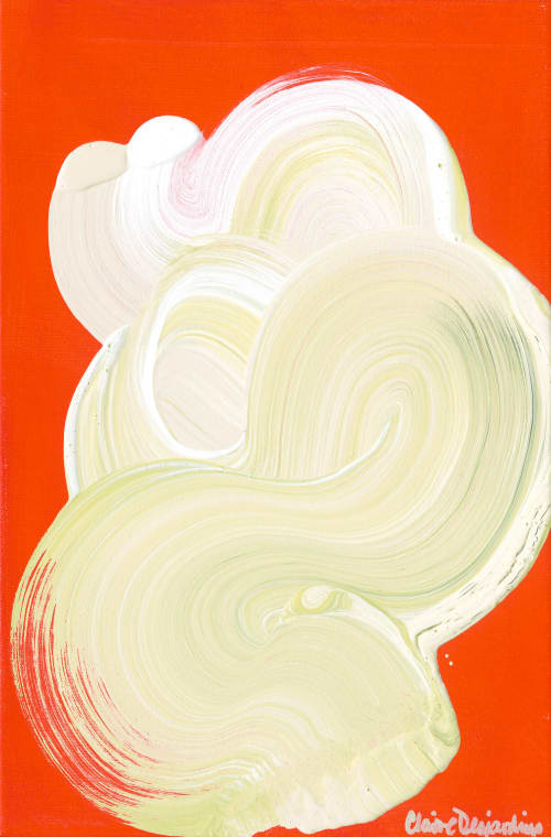 Lighthearted | Oil And Acrylic Painting in Paintings by Claire Desjardins. Item made of canvas with synthetic