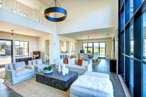 Big Steel chandelier | Chandeliers by Jim Misner Light Designs | Big Ranch in Yountville