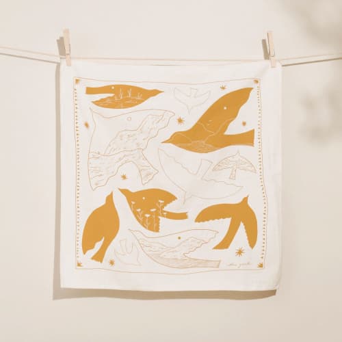 Birds Bandana | Tapestry in Wall Hangings by Elana Gabrielle. Item composed of cotton
