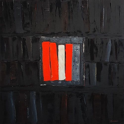 Literary passion / Passion litteraire | Oil And Acrylic Painting in Paintings by Sophie DUMONT.. Item composed of wood and canvas in minimalism or contemporary style