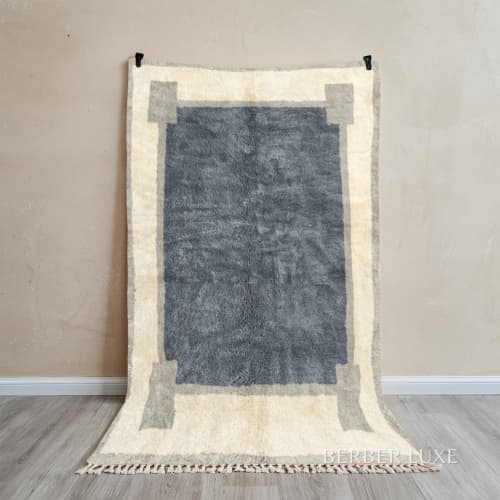Handmade Moroccan Rug – Authentic Wool Berber Beni Mrirt | Area Rug in Rugs by Berber Luxe. Item composed of wool compatible with boho and art deco style