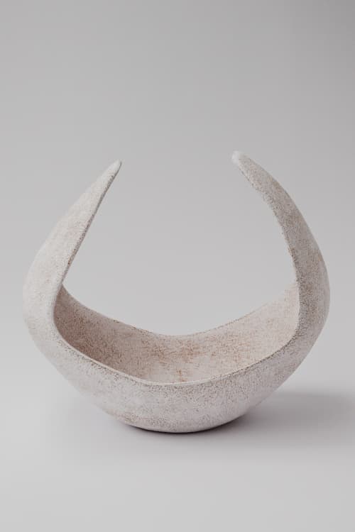 Lithic Sculpture No.1 | Decorative Bowl in Decorative Objects by Yasha Butler. Item composed of ceramic
