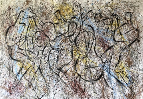 Original Jazz Fine Art Painting by Leon Zernitsky | Oil And Acrylic Painting in Paintings by Leon Zernitsky Art. Item in contemporary style