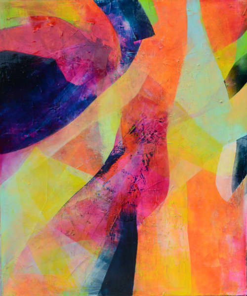 Yet to be defined... | Oil And Acrylic Painting in Paintings by Kimbal Quist Bumstead. Item made of canvas