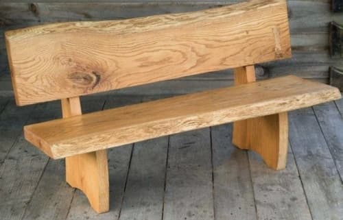 Slab Bench | Benches & Ottomans by Peach State Sawyer Services