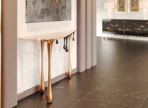 MAGMA Console | Console Table in Tables by Mavimatt. Item composed of aluminum