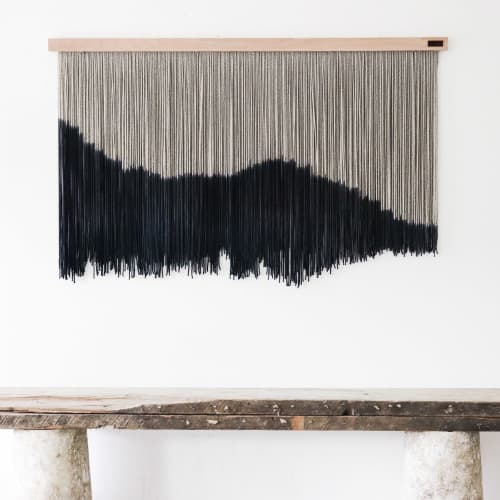 Tapestry Artwork | Macrame Wall Hanging in Wall Hangings by CER Dye Design. Item made of wool compatible with boho and minimalism style