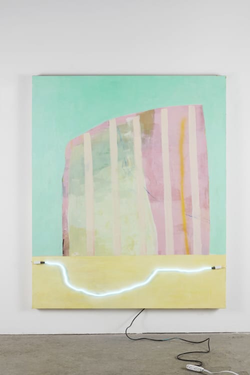 Dip | Oil And Acrylic Painting in Paintings by Heidi Conrod | Private Residence in Ottawa. Item made of canvas