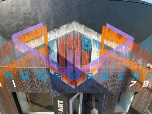 PROGRESSION | Street Murals by D Young V | Palette in San Francisco. Item made of synthetic