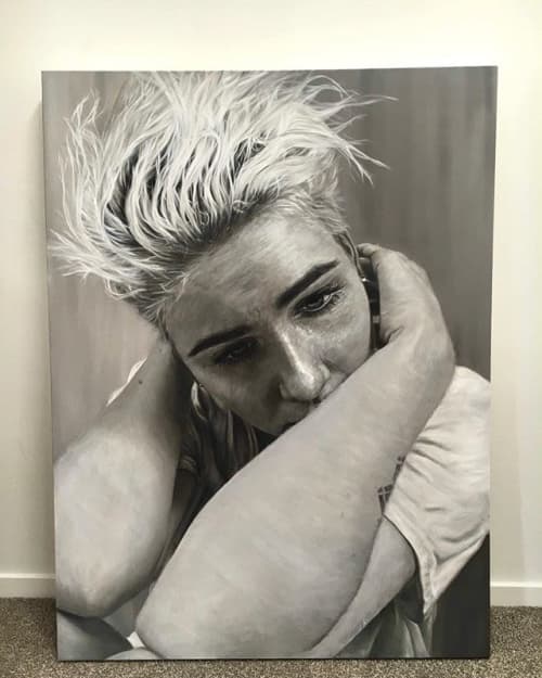 Jeremiah | Oil And Acrylic Painting in Paintings by JEREMIAH | Private Residence - Mount Maunganui, Tauranga, New Zealand in Tauranga. Item composed of synthetic