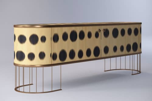 Sideboard Bugs | Storage by PANOPTIKUM COLLECTIONS. Item made of wood with brass works with minimalism & contemporary style