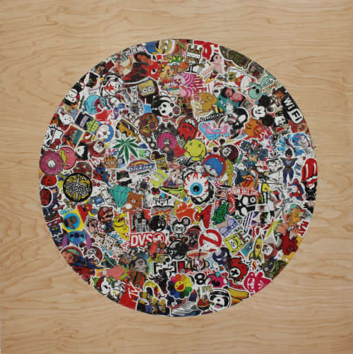 Sponsored | Mixed Media by Mark Bueno. Item made of wood