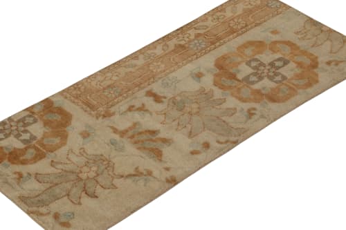 Rug & Kilim’s Persian Sultanabad style Rug with Orange | Area Rug in Rugs by Rug and Kilim