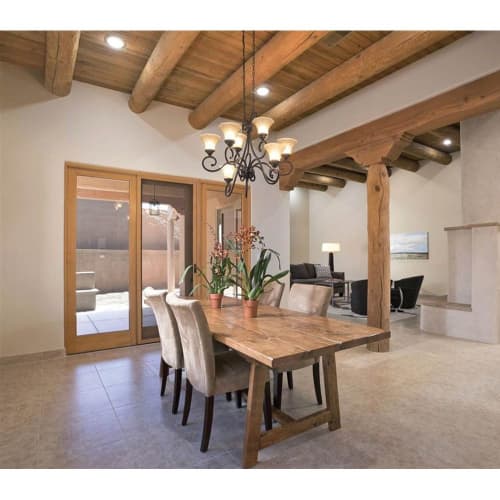 Mesa de Granja Farm Table | Dining Table in Tables by Pfeifer Studio. Item composed of wood in country & farmhouse or rustic style