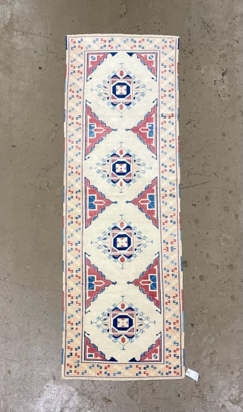 Vintage Turkish Rug Runner | Runner Rug in Rugs by Wool and Rug. Item made of wool works with country & farmhouse & mediterranean style