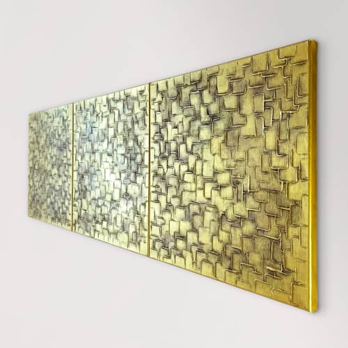 Jade Dragon (SOLD) | Oil And Acrylic Painting in Paintings by Alessia Lu. Item composed of canvas compatible with contemporary and industrial style