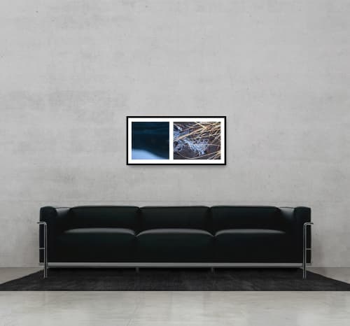 Two Views of Ocean, Fine Art Photography | Photography by Scott Woodward Meyers Art. Item made of paper works with minimalism & contemporary style