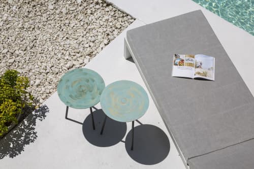Suca Outdoor | Stool in Chairs by Matriz Design | Buenos Aires in Buenos Aires. Item made of metal with ceramic