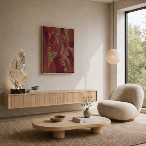 Strata | Prints by ARTATAK. Item composed of cotton and paper in contemporary or japandi style