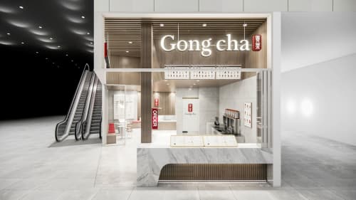 Gongcha Orion Springfield Central | Interior Design by Studio Hiyaku | Orion Springfield Central in Springfield Central
