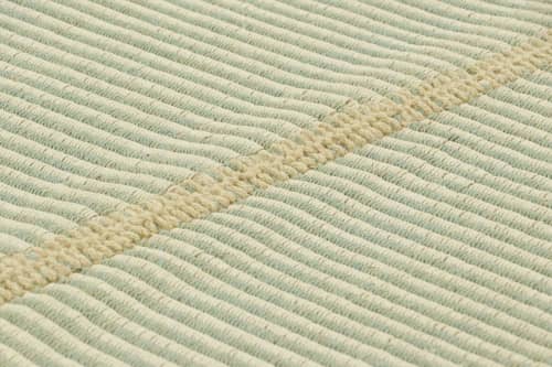 Rug & Kilim’s Contemporary Kilim in Ivory White and Blue | Area Rug in Rugs by Rug and Kilim