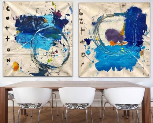 Abstract Paintings | Oil And Acrylic Painting in Paintings by Andrew Cotton Art 100% COTTON | MASS District in Fort Lauderdale. Item made of canvas