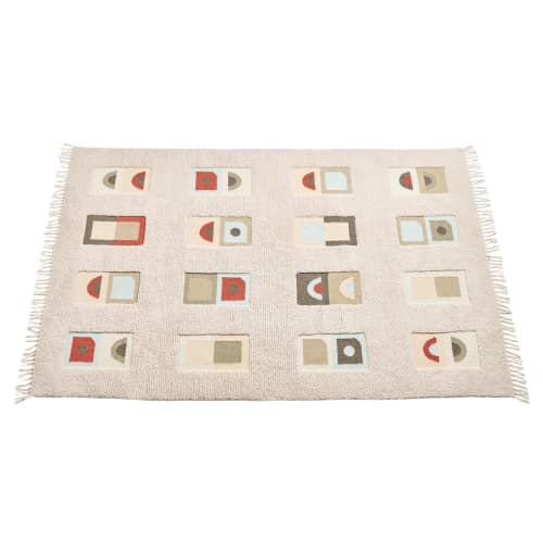 Incense Multicolor Textured Plush Merino Hand knotted Rug | Area Rug in Rugs by Studio Variously
