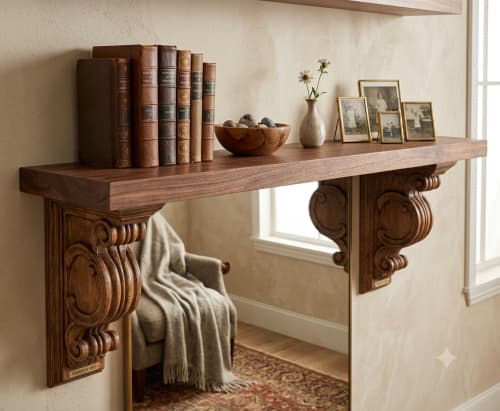 The Heritage Scroll Architectural Corbels | Decorative Objects by Famous Art Group Of Industries