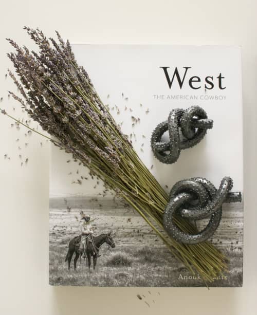 Table Knot Series: Spiked Metallic | Sculptures by Purely Porcelain. Item composed of ceramic compatible with mid century modern and contemporary style