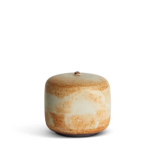 H: 5" w: 6" | Vase in Vases & Vessels by SKOBY JOE CERAMICS. Item composed of stoneware