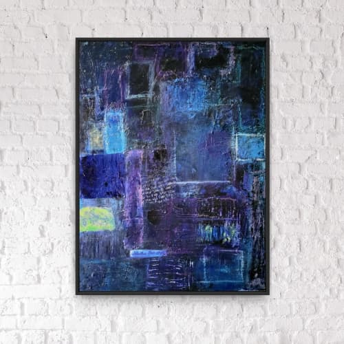 Take the First Step | Oil And Acrylic Painting in Paintings by Amanda Marko. Item made of wood with synthetic works with contemporary & eclectic & maximalism style