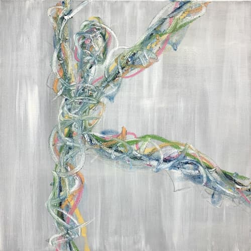 Jubilation | Oil And Acrylic Painting in Paintings by Kate Wilson Fine Art. Item composed of paper