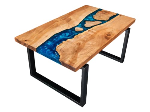 Emerald Hydro | Coffee Table in Tables by Cline Originals. Item made of wood & steel compatible with minimalism and coastal style