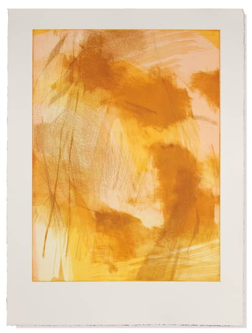 Sketches From Venice II | Etching in Paintings by Michael Rich. Item made of paper compatible with minimalism and mid century modern style