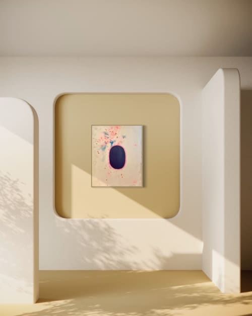 Holi powder Tantra painting #2 - Colorful abstract | Oil And Acrylic Painting in Paintings by Elisa Niva. Item made of canvas works with boho & minimalism style