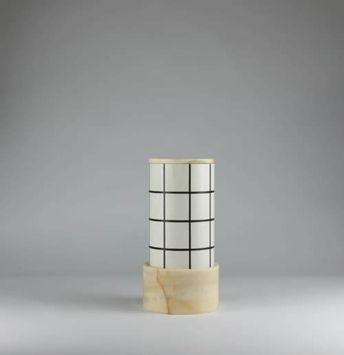 Tempo e Pausa - 3 | Vessels & Containers by gumdesign. Item made of wood with marble works with contemporary style