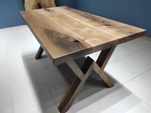 Custom Dining Table - Dining Room Table - Wooden Table | Tables by LuxuryEpoxyFurniture. Item composed of wood and synthetic