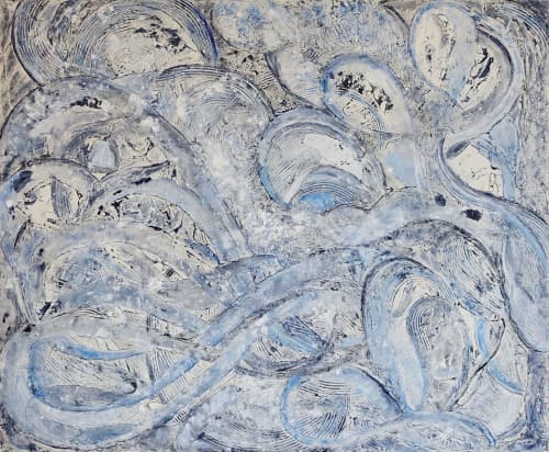 Tree of Life | Oil And Acrylic Painting in Paintings by Jill Krutick | Miami in Miami. Item made of canvas