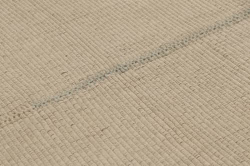 Rug & Kilim's Accent Kilim, Beige Textural Stripes | Area Rug in Rugs by Rug and Kilim