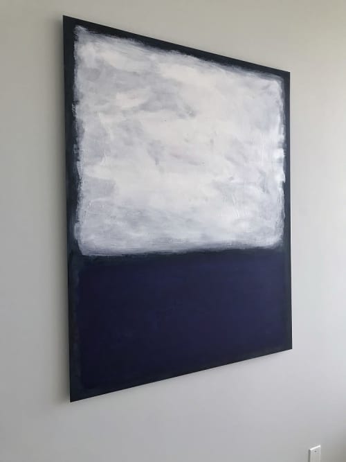 Homage to Rothko | Oil And Acrylic Painting in Paintings by Murals By Marg. Item made of canvas
