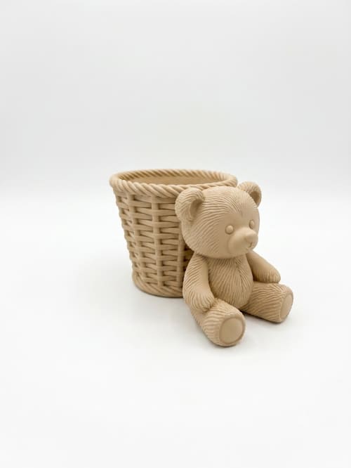 Bear Planter | Vases & Vessels by Kimi Craft Corner