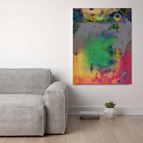 Abstract Scanography XXVI | Prints by Sven Pfrommer. Item made of aluminum with synthetic