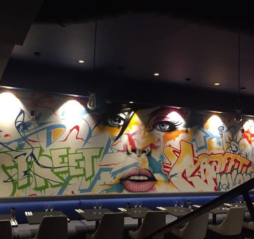 Arty | Murals by Crey132 | Arty Le restaurant in Paris