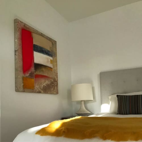 Septo | Oil And Acrylic Painting in Paintings by Ned Evans. Item made of canvas