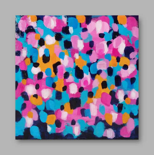 Sunshine Walking | Oil And Acrylic Painting in Paintings by Robin Jorgensen. Item composed of canvas
