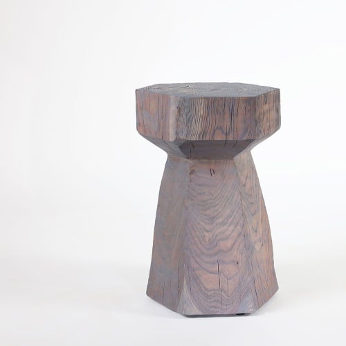 Ynez Urban Wood Side Table | Tables by Pfeifer Studio1127734. Item composed of wood in minimalism or contemporary style