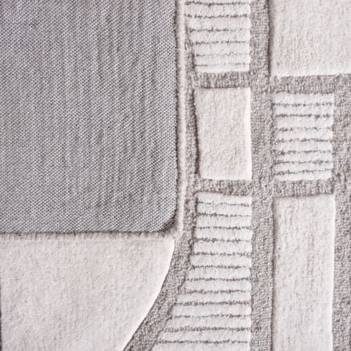 Organic Handtufted Wool Rug -CAYOS -160X230 CM | Area Rug in Rugs by Selligram. Item composed of wool in contemporary or country & farmhouse style